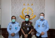 Jalin Sinergitas Antar APH, Plt. Kakanwil dan Kadivyankum Kunjungi Kajati Lampung
