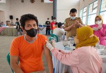 Dapatkan Vaksin Tahap Kedua, WBP Lapas Kotaagung Diharapkan dapat Terhindar dari Covid-19