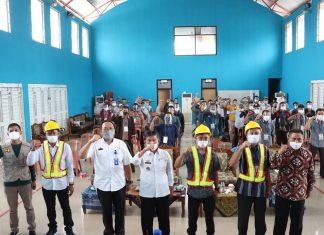 PEMBUKAAN SECARA RESMI PELATIHAN TENAGA TERAMPIL KONSTRUKSI KABUPATEN PESISIR BARAT TAHUN 2021