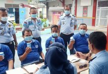 Jelang Nataru, Rutan Sukadana Gelar Razia dan Test Urine