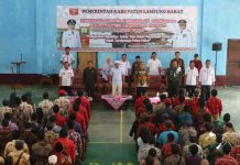 Dinas Pemberdayaan Masyarakat Dan Pekon Kabupaten Lampung Barat Gelar Pembinaan APBP Tahun 2022