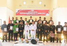 Bupati Lampung Timur Gelar Syukuran Saat HUT Bhayangkara Ke-77