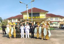 Kepolisian Resor Kabupaten Lampung Timur (KAPOLRES) Mengelar Upacara Peringatan Hari Bhayangkara ke 77